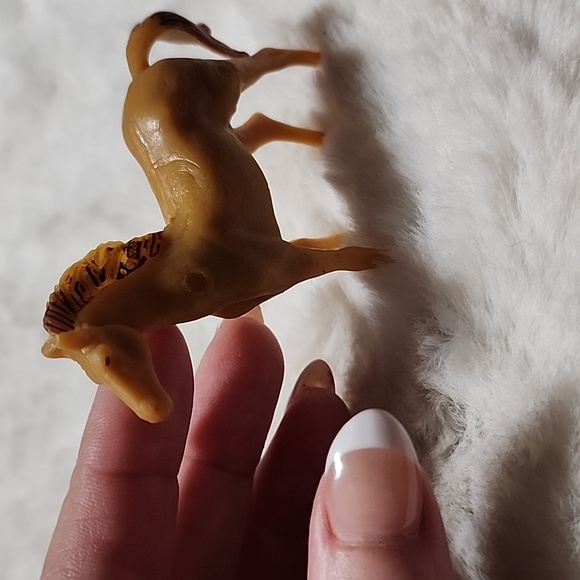 VINTAGE  HARD PLASTIC ANIMALS TOYS,  BUNDLE  OF 5 ANIMALS. - Picture 11 of 11